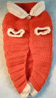 Creme/Orange  Dog Sweater